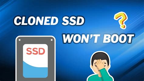 how to boot off a cloned ssd